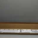 LazBlinds No Tools No Drill 1" Vinyl Mini Blinds, Cordless Blinds for Windows, Light Filtering Horizontal Window Blinds & Shades, 34" W x 48" H, White