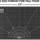 XNM Premium Self Healing Cutting Mat - 12 Inches by 18 inches - A3, 3 Layer Quality PVC Construction - Dual Sided, Imperial and Metric Grid Lines - Perfect for Cutting, Sewing, and Crafts