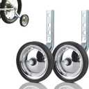 Training Wheels Little World Heavy Duty Rear Bicycle Stabilizers Mounted Kit Compatible for Bikes of 14 16 18 Inch, 1 Pair-Stronger Version