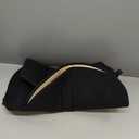 Car Back Seat Cover, Anti-Slip Long Vehicle Rear Bench Protectors with Storage Pocket, Breathable Comfortable Auto Interior Seating Bottom Protection Accessories, Universal Fit (Black)