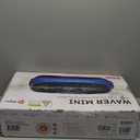 Lifepro Waver Mini Vibration Plate for Lymphatic Drainage  Whole Body Vibrating Platform Exercise Machine for Muscle Toning & Recovery with Remote & Resistance Bands, Max Load 260 lb (Blue)