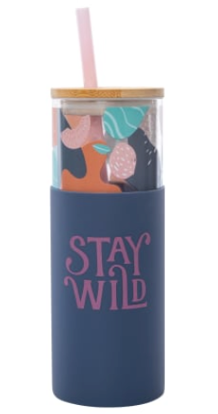 Stay Wild 20fl.oz. (591ml) Glass Tumbler