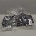 Anti-Slip Corner Kitchen Rug, 1 Piece L-Shaped Floor Mats,Super Absorption Linen Corner Mat for Home,Kitchen (Black Right-L, 31''X59''X18'')