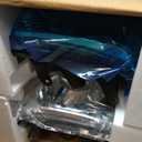 2 x for Toyota Tacoma 2012 2013 2014 2015 Headlight Assembly 2012-2015 Tacoma Halogen Headlamp Chrome Housing Amber Reflector Driver Side and Passenger Side(Bulb Not Included)W/O Bulbs