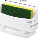 Command Under Sink Sponge Caddy, Total 2 Sponge Holders with 8 Strips, 2 Pack of 1 Caddy, Organize Damage-Free