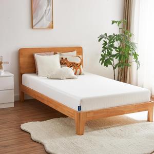 Twin Mattress, 6 Inch Memory Foam Mattress in a Box, Fiberglass Free Twin Size Mattresses for Pressure & Pain Relief, Soft and Comfortable