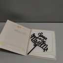LOVENJOY Gift Boxed Soon To Be Mr and Mrs Cake Topper Engagement Black, Frosted Acrylic
