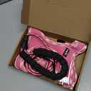 haapaw Dog Harness with Leash Set, No Pull Adjustable Reflective Step-in Puppy Harness with Thickened Padded Vest for Dogs (Pink) L