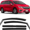 Voron Glass in-Channel Extra Durable Rain Guards for Honda Odyssey 2018-2026, Window Deflectors, Vent Window Visors, 4 Pieces - 200718
