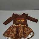 PaPaai Sara Newborn Infant Clothes Baby Girl Dress Summer Toddler Outfit Cute Girl Romper Skirt Set, Size 6-12 Months