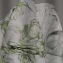 Sage Green Floral Tablecloth 70 Inch Round Vintage Chinoiserie Flower Green Table Cloth Spring Decorative Polyester Stain Resistance Round Table Cover for Party Picnic Kitchen Decor Outdoor