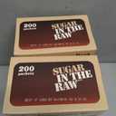 2 x Sugar In The Raw Turbinado Cane Sugar Packets, 200 Ct Box, 1 Pack, Pure, All-Natural Turbinado Sugar, Non-GMO Project Verified, Kosher, Vegan and Gluten Free (EXP 06/08/31)
