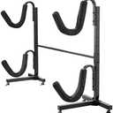 Kayak Storage Rack - Freestanding Kayak Stands with Padded Arms and Adjustable Straps - Holds multiple Canoes, SUP, or Paddleboards by Rad Sportz