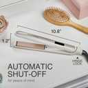 Remington Shine Therapy 1 inch Hair Straightener Iron, Flat Iron Infused with Argan Oil & Keratin, Professional Ceramic Flat Iron for Less Frizz, Shines and Smooth, Styling Tools, Champagne