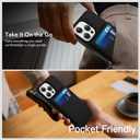 Phone Case Compatible with iPhone 16 Pro MaxCompatible with Magsafe, Detachable Magnetic Wallet Case and Card Holder. (Black)