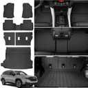Floor Mats for 2025 Subaru Forester Upgrade Trunk Mat with Backrest Mat All Weather Floor Liners TPE Rubber Cargo Liner Fit for 2025 Subaru Forester Anti-Slip Full Set Automobile Mats Accessories