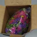24 Bundles Lifelike Outdoor Artificial Flowers, UV Protected No Fade Fake Silk Plants for Spring Summer, Realistic Faux Flowers for Garden Porch Patio Decorations (6 Color Mix)