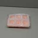 Acomler Ice Cube Molds Tray, 3 Big Crystal Square Cubes & 3 Round Sphere Golf Ice Ball Makers, Large Silicone Whiskey Ice Mold, Fun Shape Ice Trays with Funnel for Whiskey, Cocktails, Bourbon (Pink)