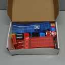 52 PCS Magnetic Tiles Race Car Track Set with 2 Racing Trucks, STEM Educational Travel Magnetic Building Blocks for Kids Ages 38, Montessori Sensory Toys Gifts for Toddler, Boys & Girls