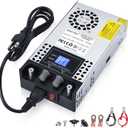 AC to DC Converter 60V DC Power Supply Adjustable 0-60V 0-10A SMPS Max 600W Switching Power Supply for Led Strip, Motor Pump, CCTV, 3D Printer, Lab Computer