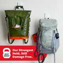 Command 15 Lb XL Heavyweight Wall Hook, Damage Free Hanging Wall Hook with Adhesive Strips, Heavy Duty Single Wall Hook for Hanging Back to School Organizers, 2 White Hooks and 8 Strips