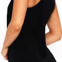 OZICERD Halter Mock Neck Bodycon Mini Dresses for Women Going Out Dress Summer Short Club Cocktail Party Dress with Scarf (Black, M)