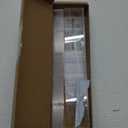 9.5 Large Acrylic Straw Holder for Cabinet Door - Reusable Tumbler Straw Organizer Storage, Small Kitchen Accessories Container, Ultra Sticky Cupboard Door Mounted (Transparent)