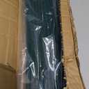 10 Pack Garden Fence Post, 5 Feet Heavy Duty Metal U-Post for Wire Fence, No Dig Garden Fence Stakes for Temporary Fencing, Electric Fence Wire, Corner Anchor, and More-Green