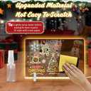 Lumiboard Led Drawing Board 7 Colors, Light Up Cosmody Drawing Board, Glowing Acrylic Dry Erase Board, Valentines Day Gifts for Kids Girls Boys,Valentines Party Favor Decoration(12x8)