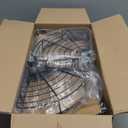 SEIRIONE Rustproof Shower Corner Caddy Organizer for Bathroom, 4-Tier Adjustable Bathroom Shelf with Tension Pole, Solid Rack Ideal for Bathtub Storage, 34 to 116 Inch Height, Black