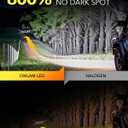 OXILAM H11 LED Bulbs H8 H9 6500K Cool White Fog Bulb, 32000LM 800% Brighter, Plug and Play, 1:1 Mini Size, IP68 Waterproof, Fanless, Pack of 2