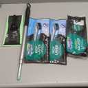 Swiffer Sweep & Mop Deluxe 2-in-1 Multi-Surface Kit for Floor Cleaning, Includes 1 Sweeper Device, 5 Dry Sweeping + 6 Wet Mopping Heavy Duty Cloths, Black