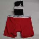 Hanes Women's Mid-Thigh Boxer Brief Pack, Stretch Cotton Underwear, 4-Pack M