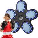 OurStarry New Model Smart Music Boxing Machine for Adults and Kids, Training Machine with LED Electronic Wall Mounted, Home Indoor Workout Equipment with Premium Boxing Gloves, X-Large