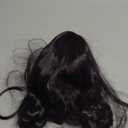 FantaLook Short Black Purple Cosplay Wig with 2 Buns for Halloween Party CostumeSmall Size