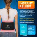 Cold Therapy Reusable Gel Pack with Secure Wrap for Instant Relief of Back Pain, Sore Shoulders, Swollen Knees - Ideal for Injuries, Arthritis, Sprains, Aches, and Surgery Recovery