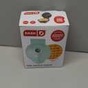 Dash Mini Waffle Maker- Compact Electric Iron for Creative Homemade Treats - Nonstick Surface - Easy-to-Clean - Perfect for Kids & Families - Aqua