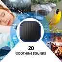 Magicteam Sound White Noise Machine with 20 Non Looping Natural Soothing Sounds and Memory Function 32 Levels of Volume Powered by AC or USB and Sleep Sound Timer Therapy for Baby Kids Adults