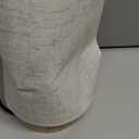 Small Bedside Table Lamp for Bedroom, Minimalist Wood Base & Round Fabric Shade, Mini Cute Cozy Warm White Nightstand Boho Lamp, Study Desk Night Stand Light for Room, Dorm, Nursery, Living Room (Round - Set of 1)