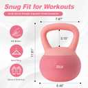 ALTLER Soft Kettlebell 20LBS Safe Strength Training Kettlebell Anti-Slip Grip Weight for Home Workouts and Men/Women/Beginners