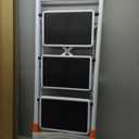 3 Step Ladder, 900 lbs Capacity Heavy Duty Step Stool with Safety Lock