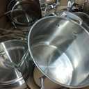 Cuisinart Chefs Classic 11-Piece Stainless Steel Pots and Pans Set, Cookware Set Compatible with Induction, Electric, Gas Cooktops, Aluminum Core for Even Heat, Cool Grip Handles, Dishwasher Safe