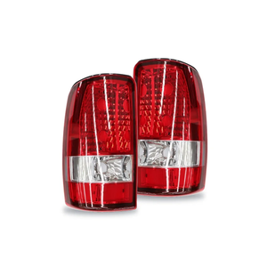 Red Tail Lights Assembly Compatible With 2000-2006 Suburban 1500 2500 Tahoe Yukon Taillights Rear Brake Lamps GM2819199 GM2818199