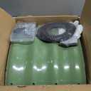 Galvanized Raised Garden Bed Outdoor - 421ft Planter Raised Beds for Gardening | Oval Metal Garden Planter Box with Safety Edging and Gloves for Vegetables Fruits and Flowers OliveGreen