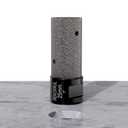 3 x Diamond Finger Bit 25mm (1") for Enlarging, Shaping & Beveling Holes in Porcelain, Ceramic, Granite, Marble Tiles  M14 Thread, Wet/Dry Use