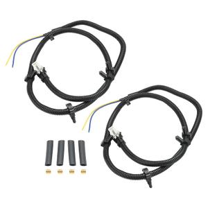 2 Pcs Front Left & Right ABS Wheel Speed Sensor Wire Harness Compatible with Buick Cadillac SRX STS Chevy Impala Monte Carlo Hummer Oldsmobile Pontiac Saturn 2000-2010 Replace 10340314 10340316