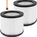 IN VACUUM 2 Pack Replacement for Shop Vac Filter 90398, 903-98, 9039800, 903-98-00, 952-02H87S550A, Hangup Wet Dry Vacuum Cartridge Filter, Fits Most for Shop Vac 4 Gallon and Less