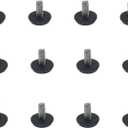 FDXGYH 12pcs Furniture Leveling Feet 5/16-18 Screw in Threaded Furniture Levelers Stainless Steel Furniture Feet Levelers Adjustable Table Chair Levelers Feet Glides