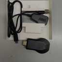 Wireless HDMI Display Adapter - WiFi 4K&1080P Mobile Screen Mirroring for iPhone Mac iOS Android Receiver Dongle to TV/Projector Receiver Support Windows (Black)