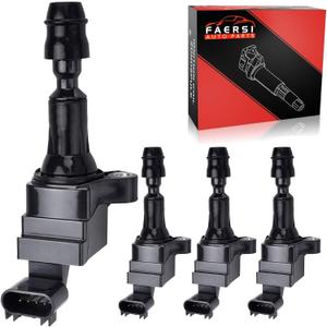 FAERSI UF491 Ignition Coil Pack of 4 Fit for Chevrolet 2.4L 2.2L 2.0L Turbo for Chevy Malibu HHR Cobalt Equinox for GMC Terrain for Pontiac G6 for Buick LaCrosse Regal Replace D522C 12638824 12578224